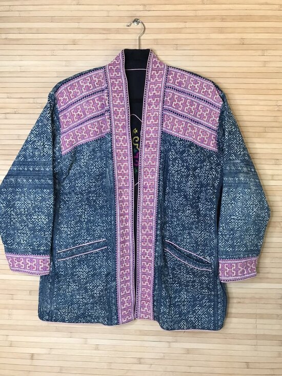 Unbranded Jackets & Blazers - Unbranded Embroidered Reversible Jacket Multicolor Zip Front Pockets Boho Aztec